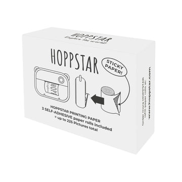 Refill 3 rolletjes stickerpapier voor de Artist camera - Hoppstar
